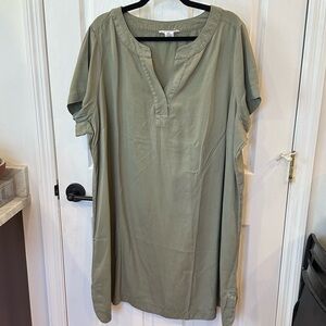 Olive Green Tunic Dress from Lucky Brand